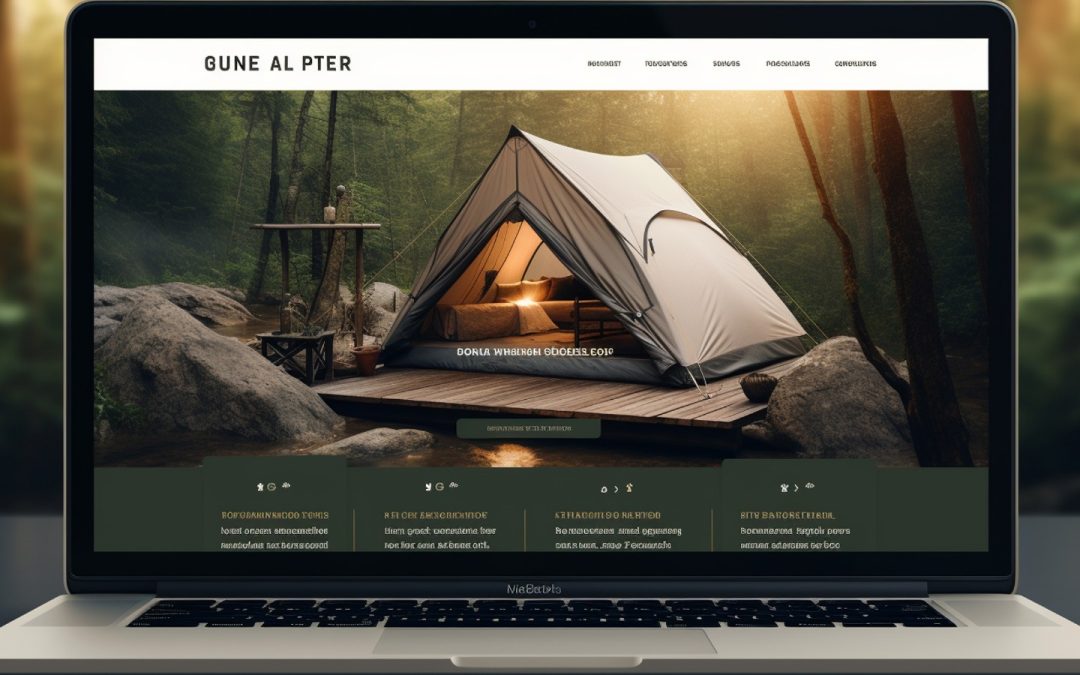 Diseño pagina web Glamping Cundinamarca que atrae reservas